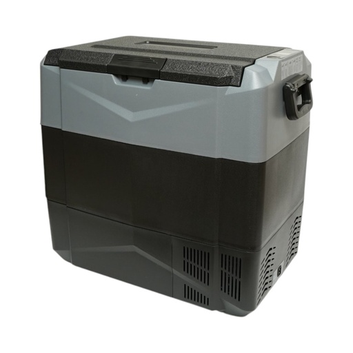 [AMAT6-127774] Frigider auto 55L cu compresor 12V-24V-220V, 60W, afisaj LCD, zona dubla de racire, USB 630x390x590mm