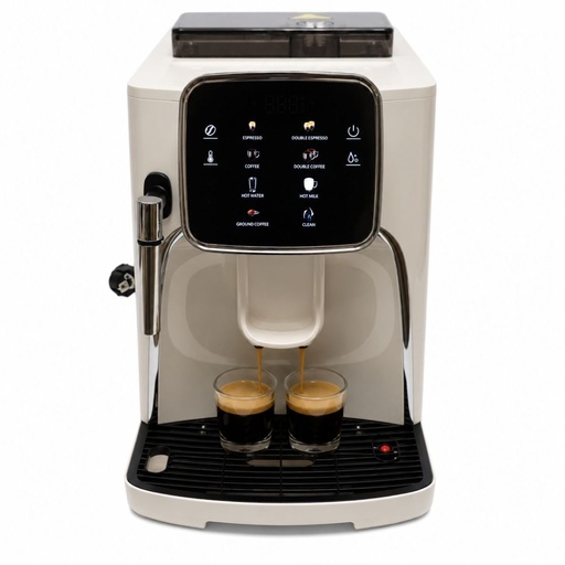 [AMAT6-127943] Espressor automat cafea boabe cu rasnita integrata 1450W, 220V, panou digital touch, sistem spumare lapte, presiune 19 bar, rezervor apa 1.7L