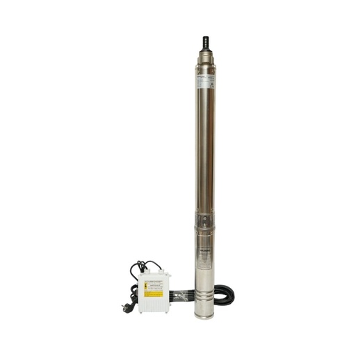 [AMAT6-128125] Pompa apa submersibila inox 2.2kW, 220V, D100mm, debit 6 m3/h, inaltime refulare 105m, 15 turbine ceramice, racire pe ulei, panou de control K90QJD2-105/15-2.2