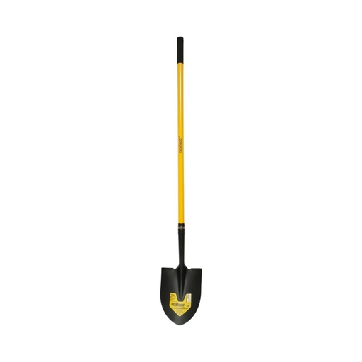 [AMAT6-128136] Lopata otel cu varf ascutit tip cazma 220x290x1500mm, coada din fibra de sticla Crownman