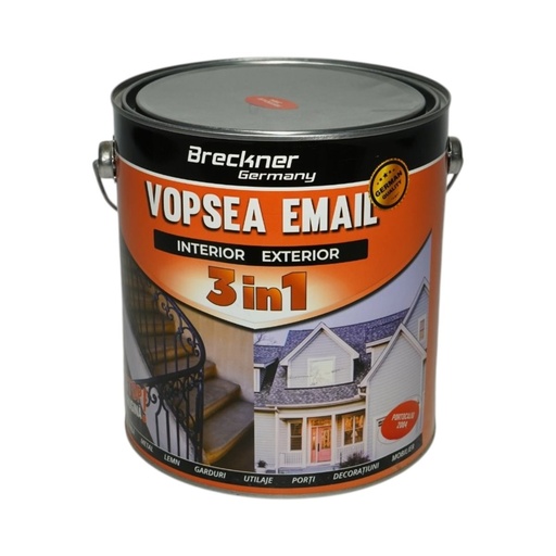 [AMAT6-128201] Vopsea email anticoroziva 3 in 1 portocaliu 2004 pe baza de solvent 3.5L, direct pe rugina, interior si exterior