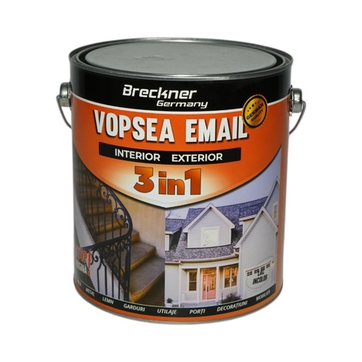 [AMAT6-128202] Vopsea email anticoroziva 3 in 1 lac incolor pe baza de solvent 3.5L, direct pe rugina, interior si exterior