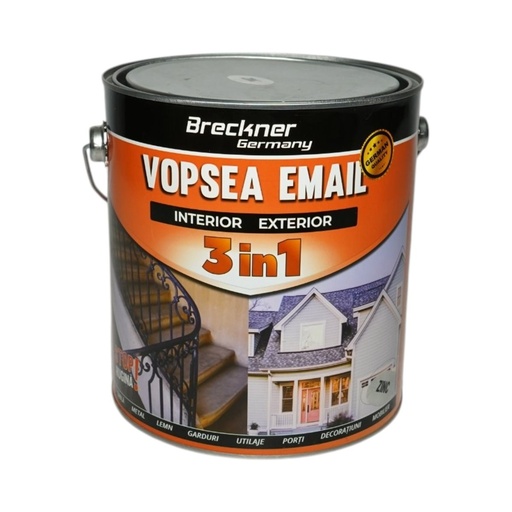 [AMAT6-128203] Vopsea email anticoroziva 3 in 1 zinc pe baza de solvent 3.5L, direct pe rugina, interior si exterior