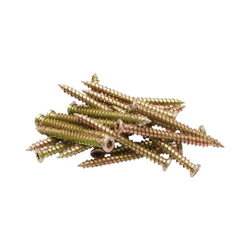 [AMAT6-128281] Surub montaj usi-ferestre 7.5x72mm, torx TX30, otel zincat galben 100 buc/cutie
