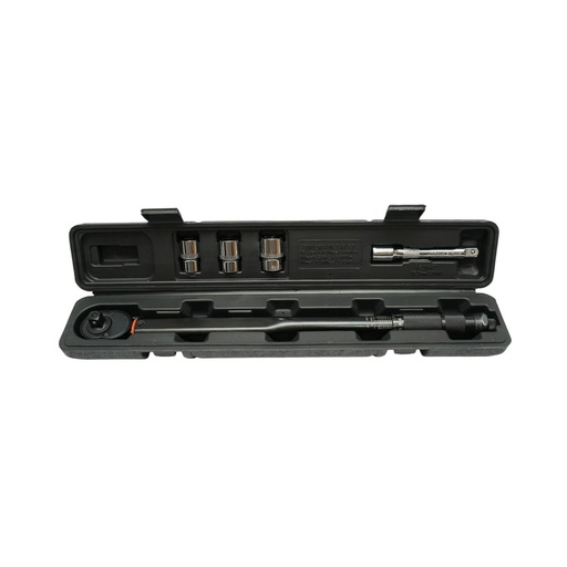 [AMAT6-128293] Set cheie dinamometrica 1/2, cuplu strangere 28-210 Nm, 3 tubulare 17-19-21mm, prelungitor 125mm 5 piese