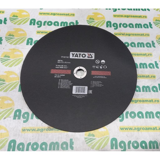 [AMAT1-36856] Disc Debitat Metal 355x25.4x3.2mm