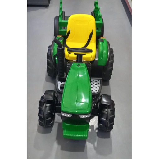 [AMAT1-38325] Macheta Tractor JD cu Remorca Verde