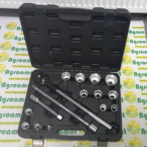 [AMAT1-39034] Trusa Tubulare 16 buc 3/4 cu Clichet