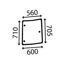 [AMAT1-10348] Geam Dr. Spate 650S89556