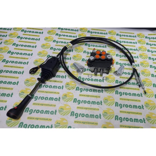 [AMAT1-40775] Distribuitor Hidraulic 2P80 cu Joystick si Cablu 2.5M